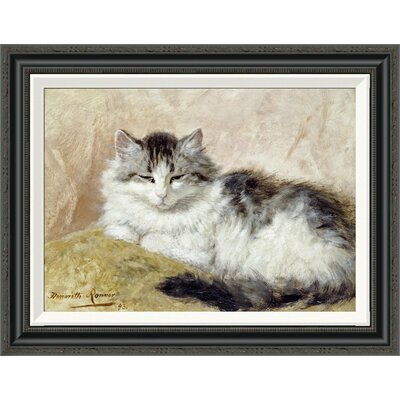 Global Gallery 'A Cat' by Henriette Ronner-Knip Painting Print on Wrapped  Canvas | Wayfair